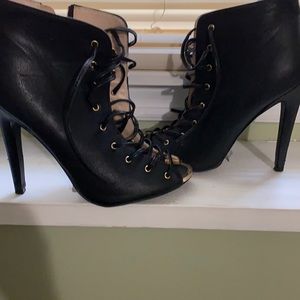 Black lace heels (worn couple of times)